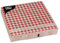 PAPSTAR 30 Servietten 33x33 cm 3-lagig Oktoberfest rot weiß Karo Vichy Wiesn Dekoration Feier Festlichkeit Party Bierzelt Partyzubehör