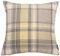 McAlister Textiles Heritage | Kissenbezug für Sofakissen in zartem Gelb | 43 x 43 cm | gewobenes Tartan-Muster kariert | Deko Kissenhülle Sofa, Bett, Couch pflegeleichtes Wolle-Gefühl