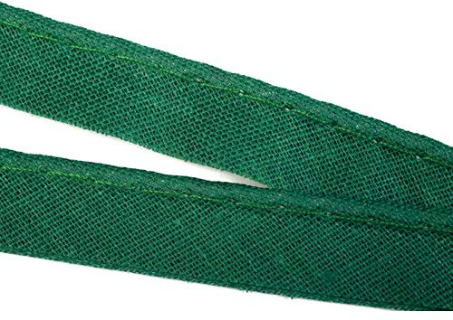 Paspelband Baumwolle, 10 Meter, in 40 Farben, Biesenband/Farbe: 24 – dunkelgrün
