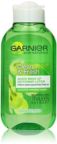 Garnier Clean & Fresh Augen Make-Up Entferner, 1er Pack (1 x 125 ml)