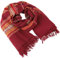 GURU SHOP Indischer Schal/Stola, Ethno Tuch/Decke - Rotbraun, Herren/Damen, Baumwolle