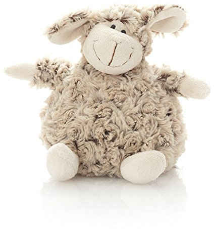 HanSen Stofftier Kuscheltier Plüschtier/Plüsch Schaf sitzend / 20 cm/braun/natur/kuschelweich/Lamm Lämmchen/klein/für Babys und Kinder