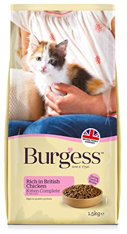 Burgess Supacat Kitten Rich in Chicken 4 x 1.5kg 6000g