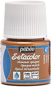 Pébéo Pot de Peinture Textile Setacolor' Cuivre 45ml