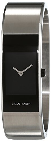 JACOB JENSEN Damen-Armbanduhr Analog Quarz Edelstahl Eclipse Item NO. 441