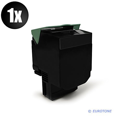 Eurotone Kompatibler Toner SCHWARZ XXL für Lexmark CX310 CX410 CX510 Drucker - ersetzt 80C20K0 / 802K