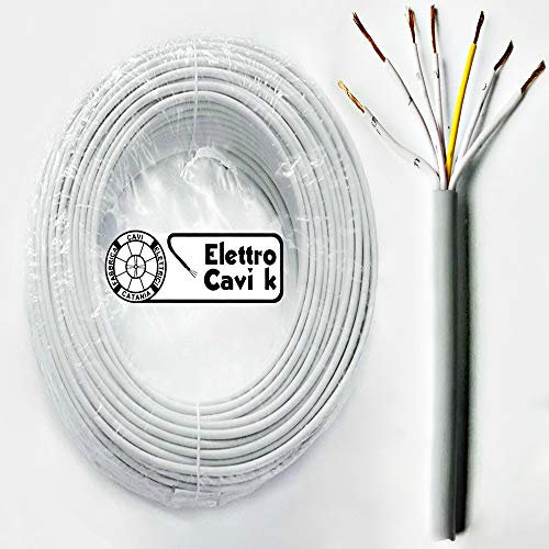 ® ELETTRO CAVI K - CAVO FROR GOMMATO 7G1,5 mm² ANTIFIAMMA MULTIPOLARE FLESSIBILE 7 POLI 10 METRI