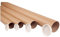 Realpack® 1 x Pappröhre mit Endkappen aus Kunststoff – Durchmesser 5,1 cm, Größe: 330 mm, A3. Geeignet für: Postversand und Schutz von Kunstwerken, Drucken, Plänen oder Postern. -