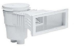 Astral – Skimmer Weithals Astral Pool 17,5 L Deckel quadratisch mit Verlängerung für Beton/Fliesen