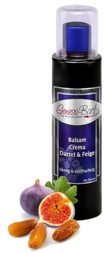 Geniess-Bar! Balsamico Creme Dattel Feige (0,26 Liter) - Premium Crema di Aceto Balsamico di Modena IGP mit 3% Säure