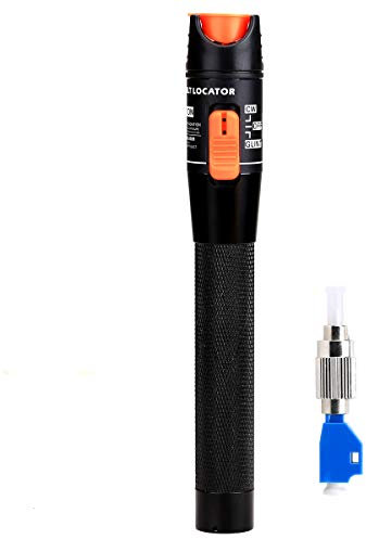 Aluminium Visuelle Fehlersuche Fibre Tester Detector Meter mit Universalstecker FC-Stecker auf LC-Buchse Adapter für CATV-Telekommunikation