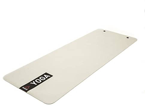 Reebok Unisex Yogamatte, Weiß, 4 mm EU