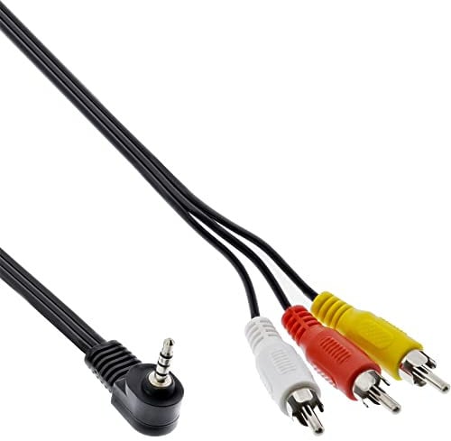 InLine 19864 Cavo Videocamere/Tv, Nero