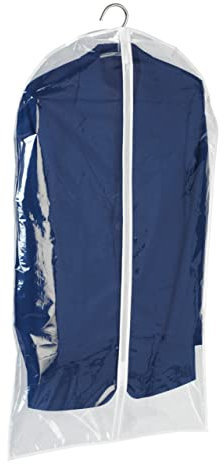 WENKO Kleidersack Transparent 100 x 60 cm - Kleiderhülle, Polyethylen-Vinylacetat, 60 x 100 cm, Transparent