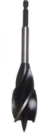 DART 4 Wing Auger Bit | 25mm | Fast Drilling | Suitable for Hard and Soft Wood | Silver
