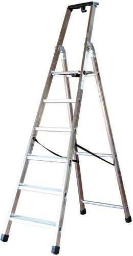 SCALA ALLUMINIO QUADRA 9 gradini H 2,05 mt. 11,20 kg.