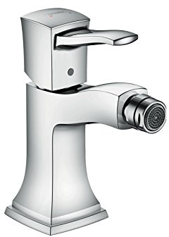 hansgrohe Metropol Classic Einhebel-Bidetarmatur, mit Zugstangen-Ablaufgarnitur, Chrom