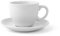 Holst Porzellan PA 150 O FA3 Mokka/Espresso-Set Palermo 0,10 l mit UTT 112, weiß, 11.5 x 11.5 x 6 cm, 2 Einheiten