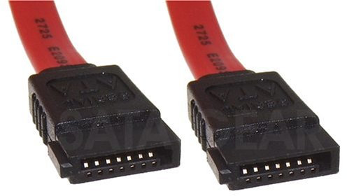 2 X Serial ATA Sata Hard Drive Data Cable Lead