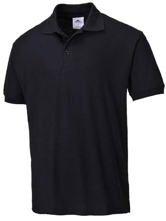 Portwest B210 Comfort Naples Polo-shirt Black, X-Large