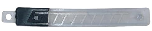 SW-Stahl 90620L Ersatzklingen 18 mm - 10 Stk Abbrechklingen Profi-Qualität | Zubehör für Cuttermesser im Kunststoffetui - Ersatzklingen-Set passend für Art. 90605SB, 90610L, 90645L und 90670SB