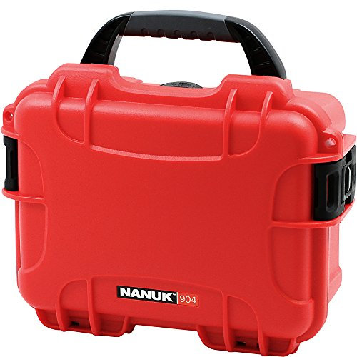 Nanuk, Custodia rigida impermeabile 904 con inserto in schiuma, rosso