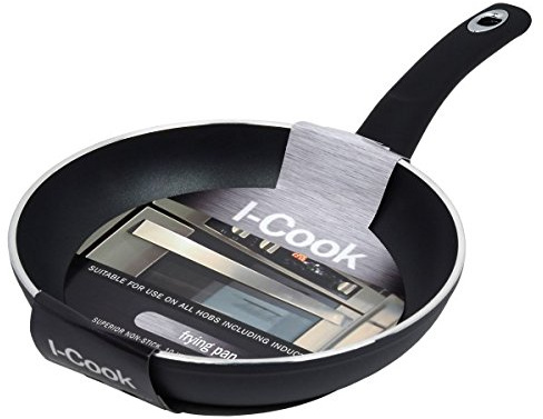 I-Cook Pendeford Bratpfanne, Antihaftschicht, Schwarz 24 cm schwarz