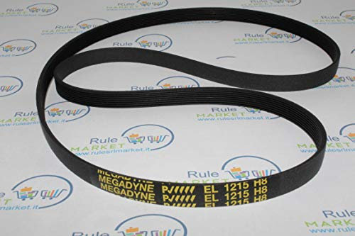 Megadyne - Correa de Lavadora EL 1215 H8