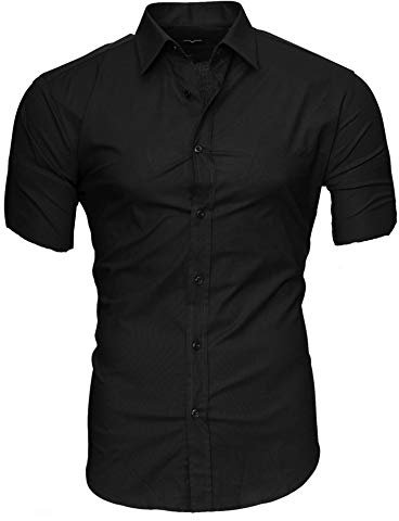 Kayhan Homme Chemise Manches Courtes, C-22 Caribic Black XL