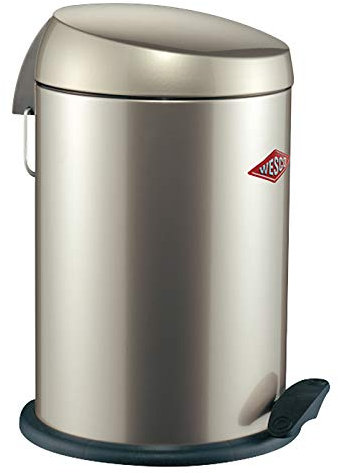 Wesco Tretabfallsammler Capboy 13 Liter neusilber, groß