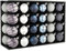 WeRChristmas Shatterproof Luxury Christmas Tree Baubles, 48-Piece - Blue/Charcoal/Dove Grey/Silver, Plastic