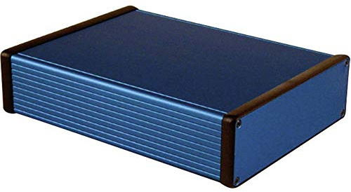Hammond Electronics 1455T2201BU 1455T2201BU Universal Enclosure 220 x 165 x 51.5 Aluminium Blue Pack of 1