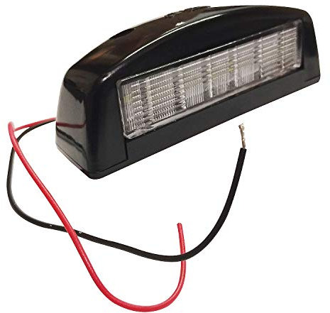 Lite Green: LED Licence Number Plate Lamp Light 12v TRACTOR TRAILER TRUCK BUS CAR E APP-12000801/12000803 (Black)