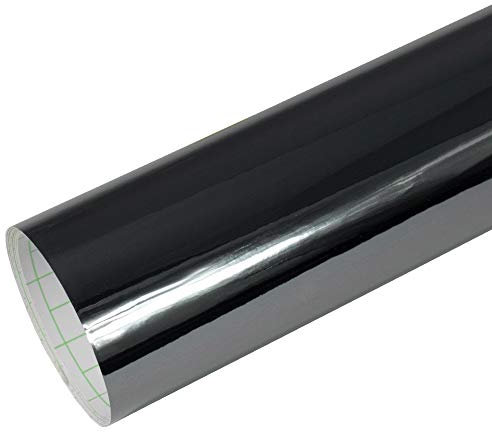 TipTopCarbon 16,45€/m² Chrom Autofolie Schwarz 17m x 1,52m Auto Folie mit Luftkanälen 3D Flex
