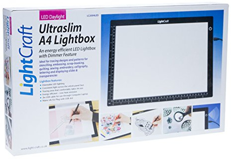 Lightcraft LC2004LED Ultraslim A4 Lightbox, White