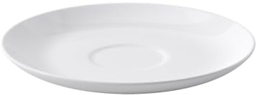 Villeroy & Boch 10-4545-2520 Anmut Suppen-Untertasse, Porzellan | Premium Bone Porzellan, Made in Germany, spülmaschinengeeignet, ideal für Spülmaschine und Mikrowelle