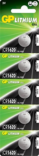 Gp 811037 batería de Litio cr1620-7u5 cr1620 (3 v, 5 Unidades) en blíster