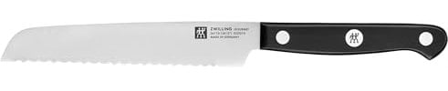 ZWILLING Gourmet Universalmesser, 13 cm, Rostfreier Spezialstahl, Ergonomischer Kunststoff-Griff, Schwarz - Made in Germany