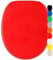 Sanilo Abattant WC, Grande sélection de lunettes de toilette en unis, Finition de haute qualité, Charnières robustes, Fixation facile (Rouge)