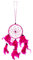 40cm x 11cm Dreamcatcher Traumfänger Neon Pink Indianer
