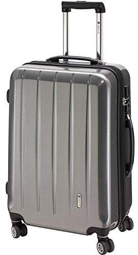 CHECK.IN London 4-Rad Trolley 67 cm Silber