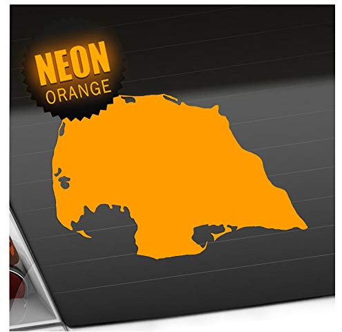 hauptsachebeklebt Kiwistar - Autoaufkleber - Fehmarn - Deutschland - Insel Heckscheibe - Aufkleber Auto Kfz Fahrrad, LKW, Truck Mofa