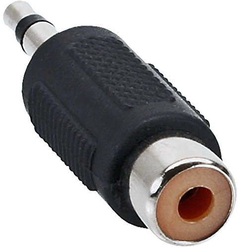 InLine 99326 3.5 mm RCA Black Cable Interface/Gender Adapter – Cable Interface/Gender Adapters (3.5 mm, RCA, Black)