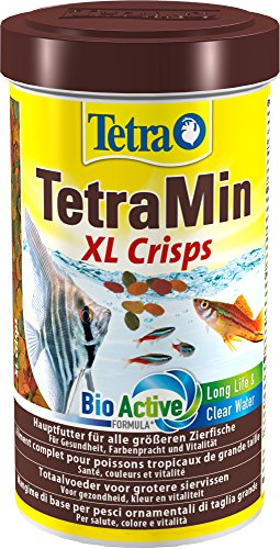 TetraMin XL Crisps - Fischfutter für größere Zierfische, 500 ml Dose | Nährstoffreiche Mischung | für gesunde Fische | klares Wasser
