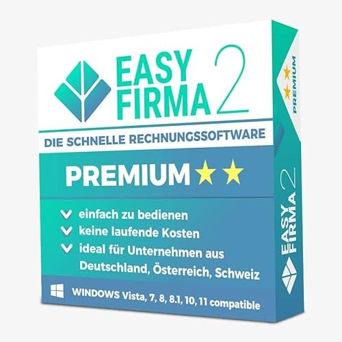Rechnungsprogramm EasyFirma 3 (EasyFirma 3 Premium, PC)