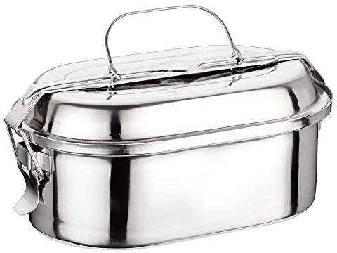 Ilsa Fiambrera Recta INOX, 18 cm, Plateado, Centimeters