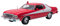 Greenlight Collectibles-Miniatur Sammelauto, 19017, Rot/Weiß, 3086602146, Mulitcolor