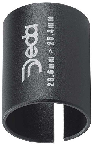 DEDA-ELEMENTI Unisex Vorbauhülsenadapter Adapter, Schwarz, 1 to 1 1/8th