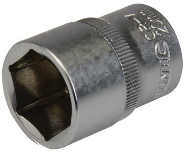 Silverline 257692 Douille métrique 1/2 20 mm