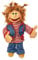Living Puppets W277 Ronja Handpuppe, Mehrfarbig, 65cm